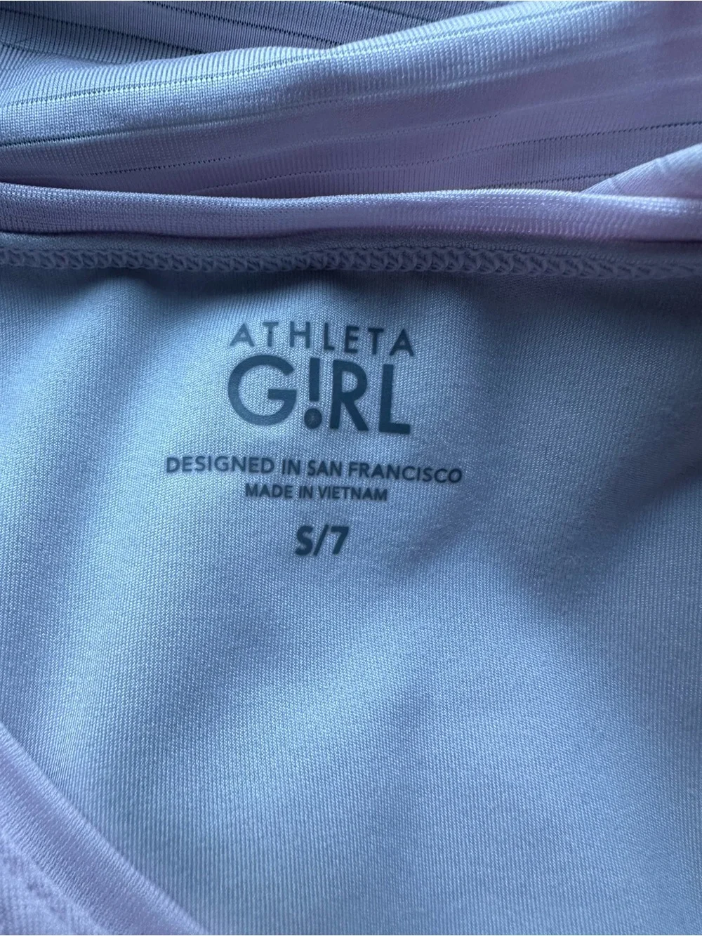 Athleta Girl Pink Snow Dye Tie Breaker‎ Tank Top  Size 7